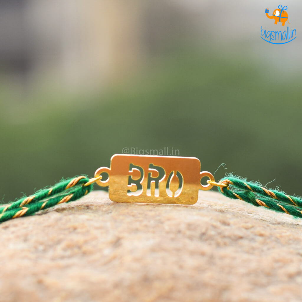 Bro Metallic Rakhi