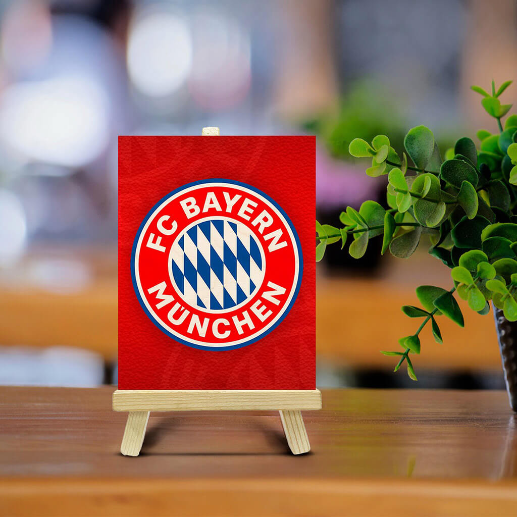 FC Bayern Munich Pine Easel Stand