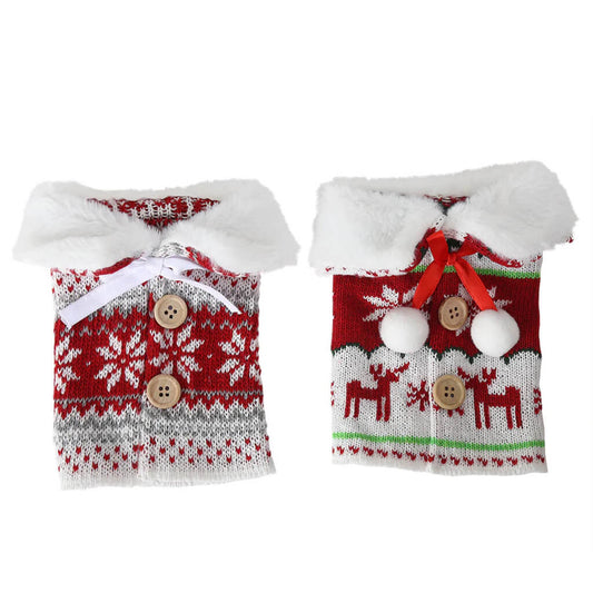Christmas Wine Bottle Cover - Set of 2