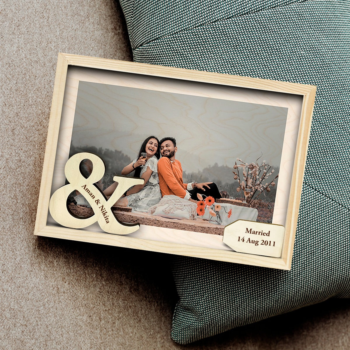 Personalized Married Couple Photo Frame