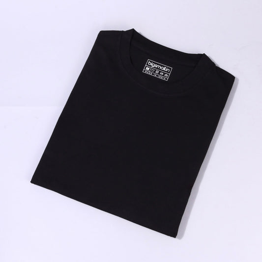 Classic Black Round Neck T-Shirt