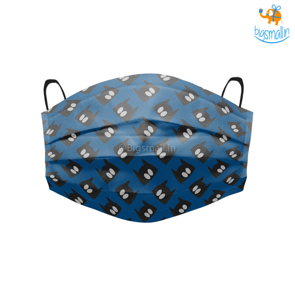 Batman Printed Cotton Mask With Filter