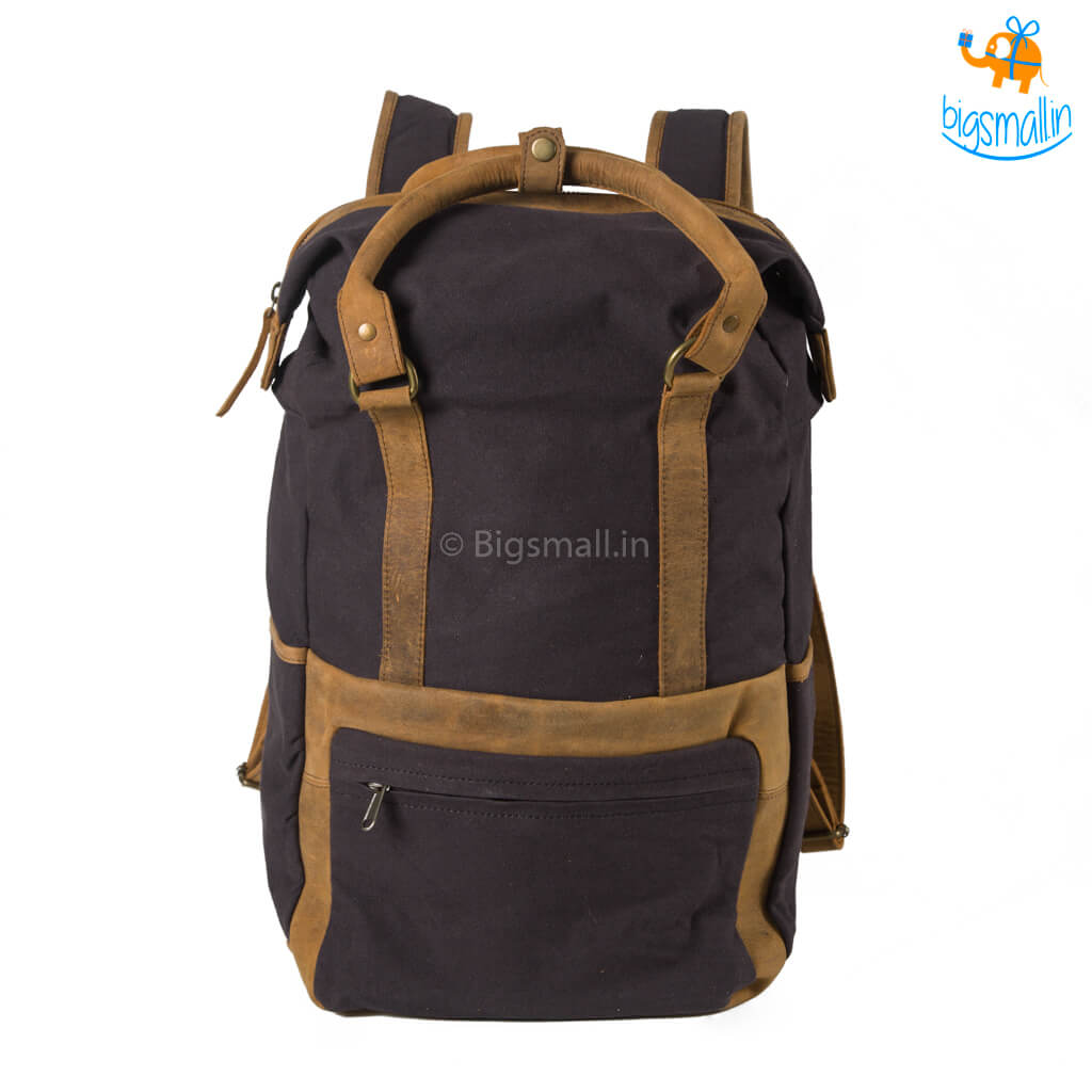 Canvas Leather Laptop Bag