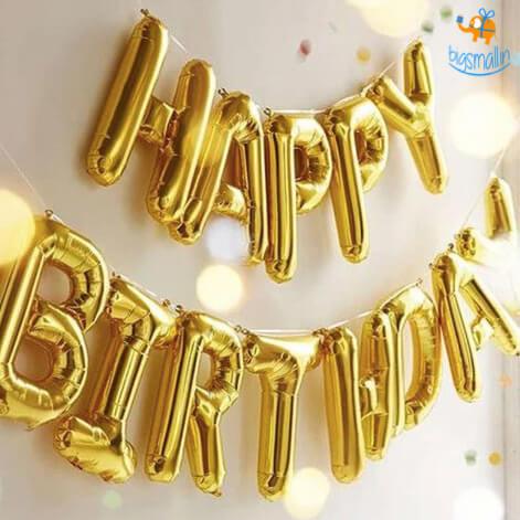 Happy Birthday Foil Balloons