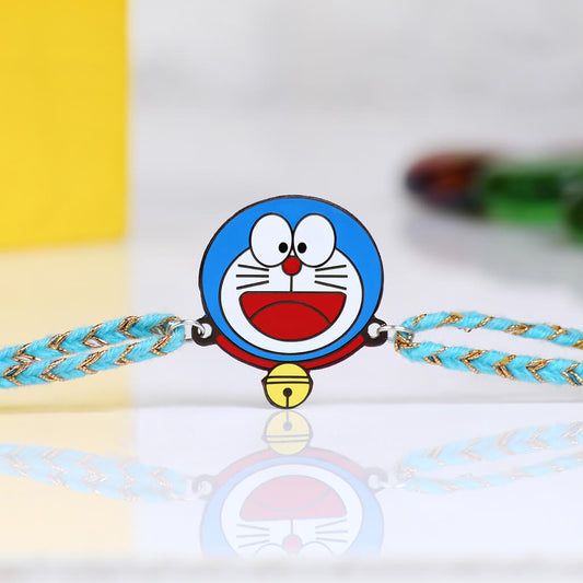Doremon Metallic Rakhi