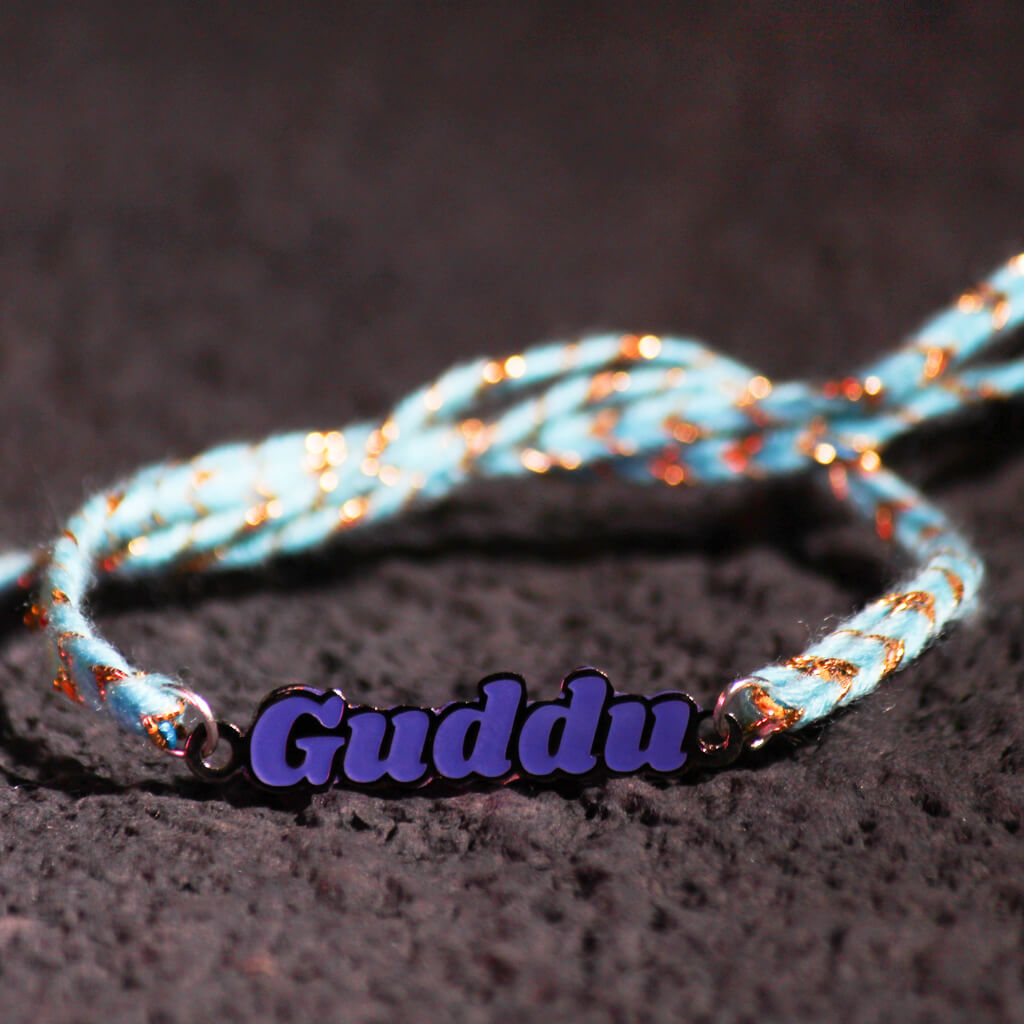 Guddu Metallic Rakhi