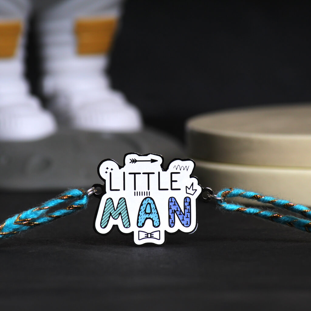 Little Man Metallic Rakhi