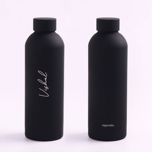 Linear Black Bottle