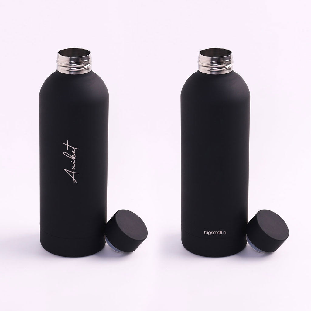 Linear Black Bottle