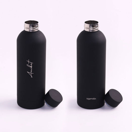 Linear Black Bottle