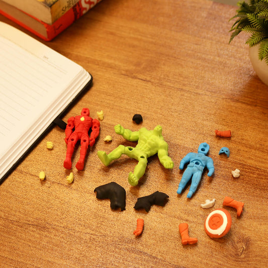 Avengers 3D Eraser Set