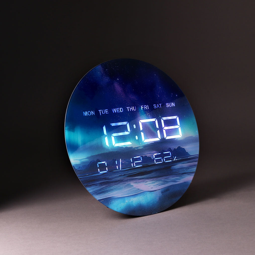 Bigsmall Northern Lights Clock