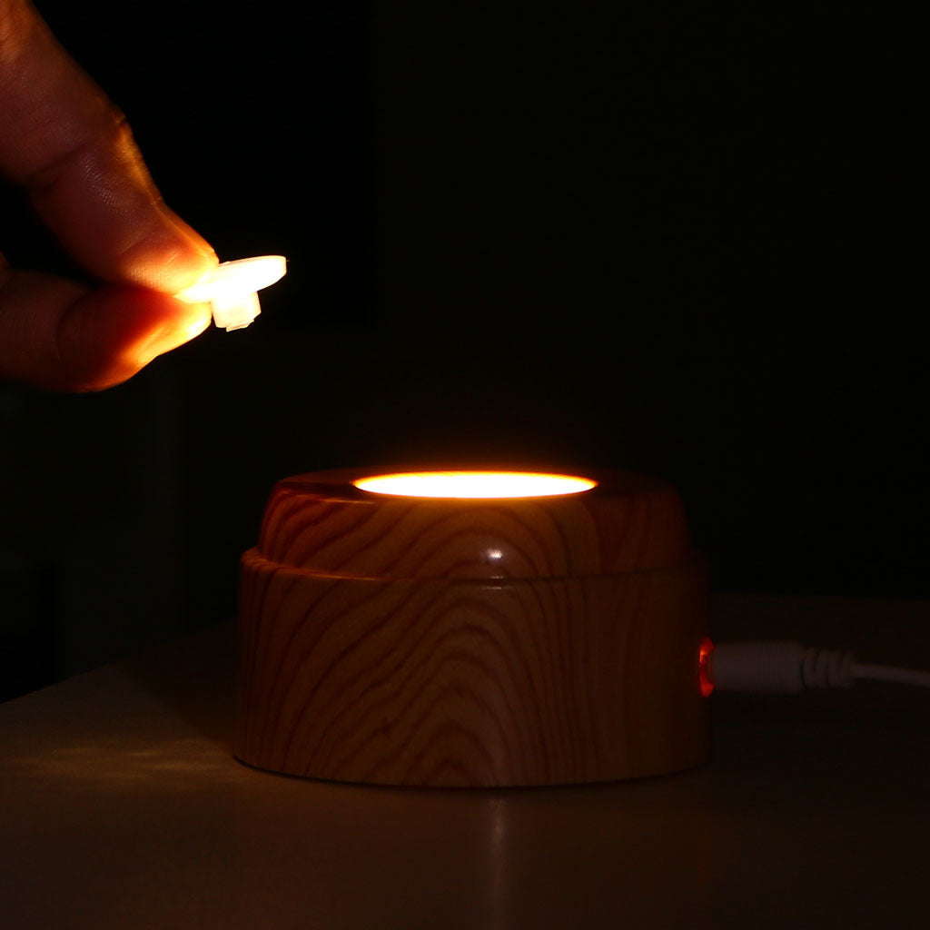 Spinning Astro Crystal Lamp