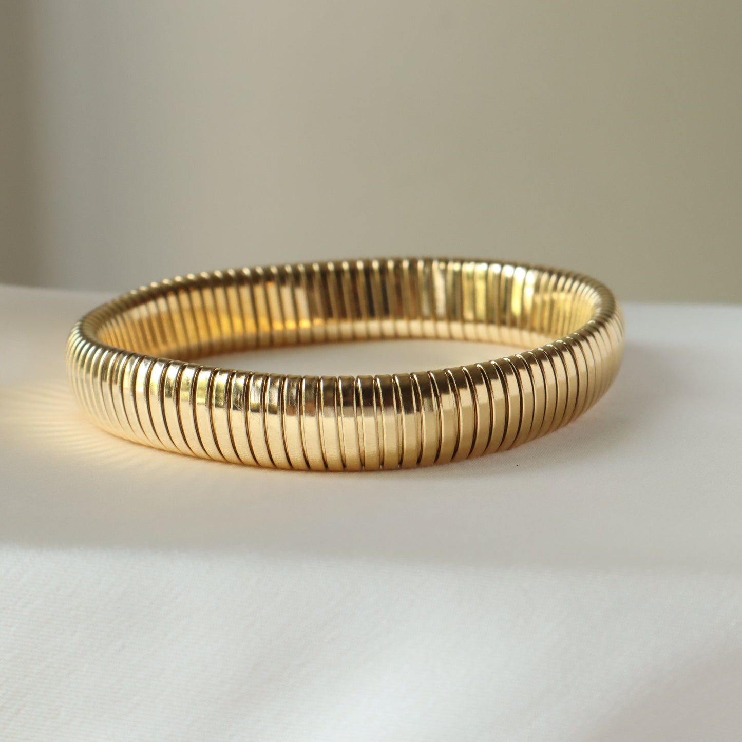 Berlin at Night 18K Gold Plated Bangle