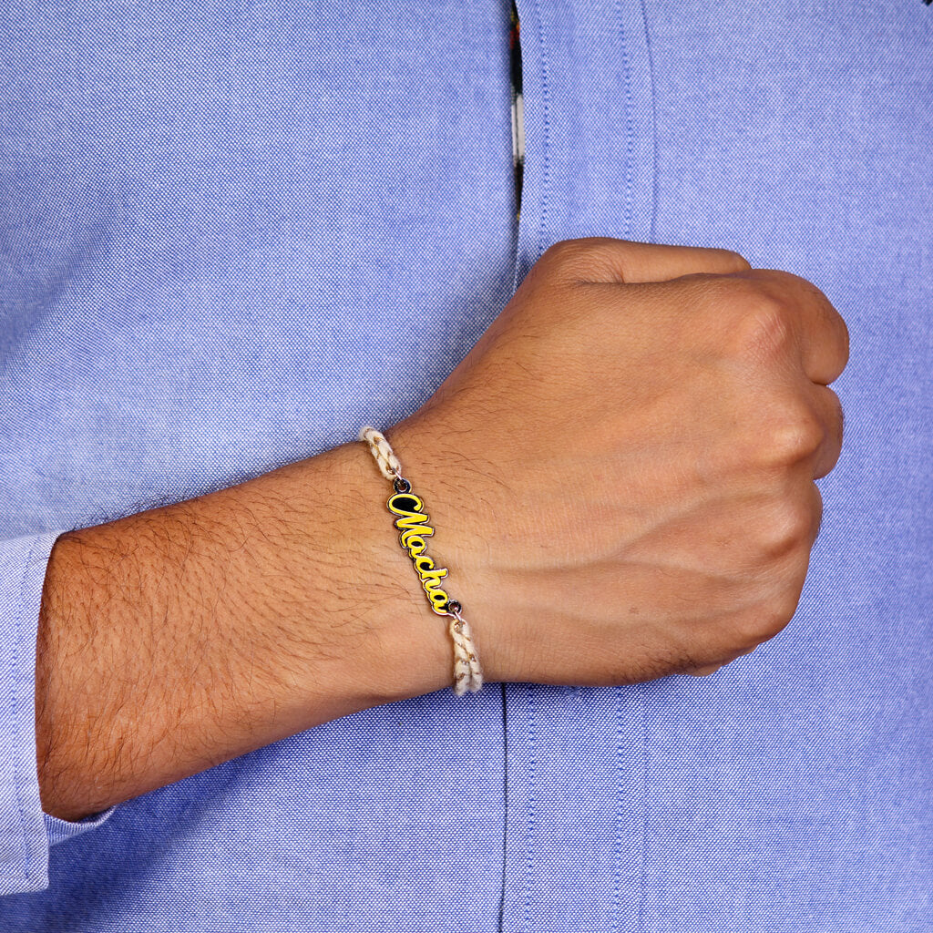 Macha Metallic Rakhi