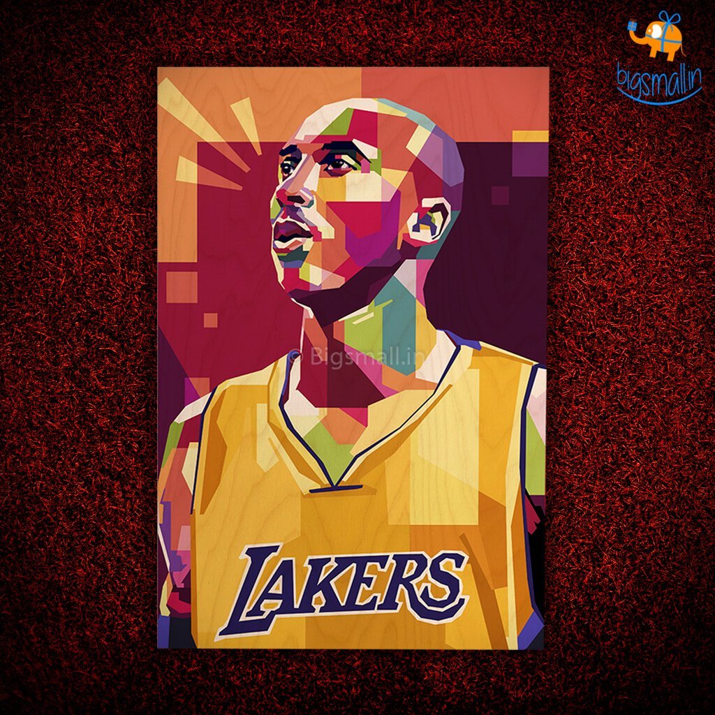 Kobe Bryant Printed Wooden Frame