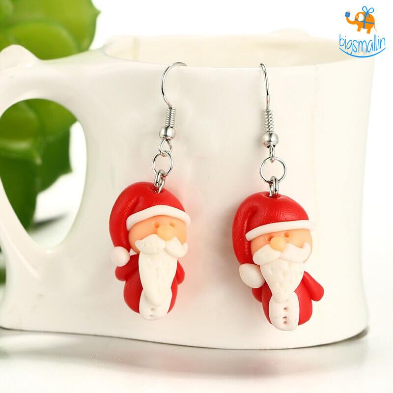Santa Earrings