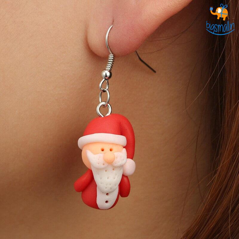 Santa Earrings