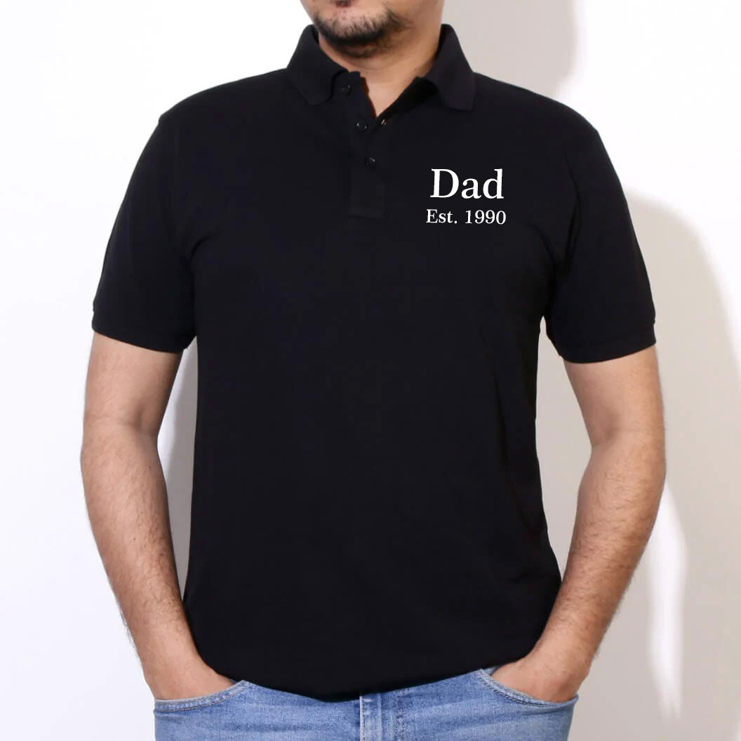 Dad Est. Year Personalized T-Shirt