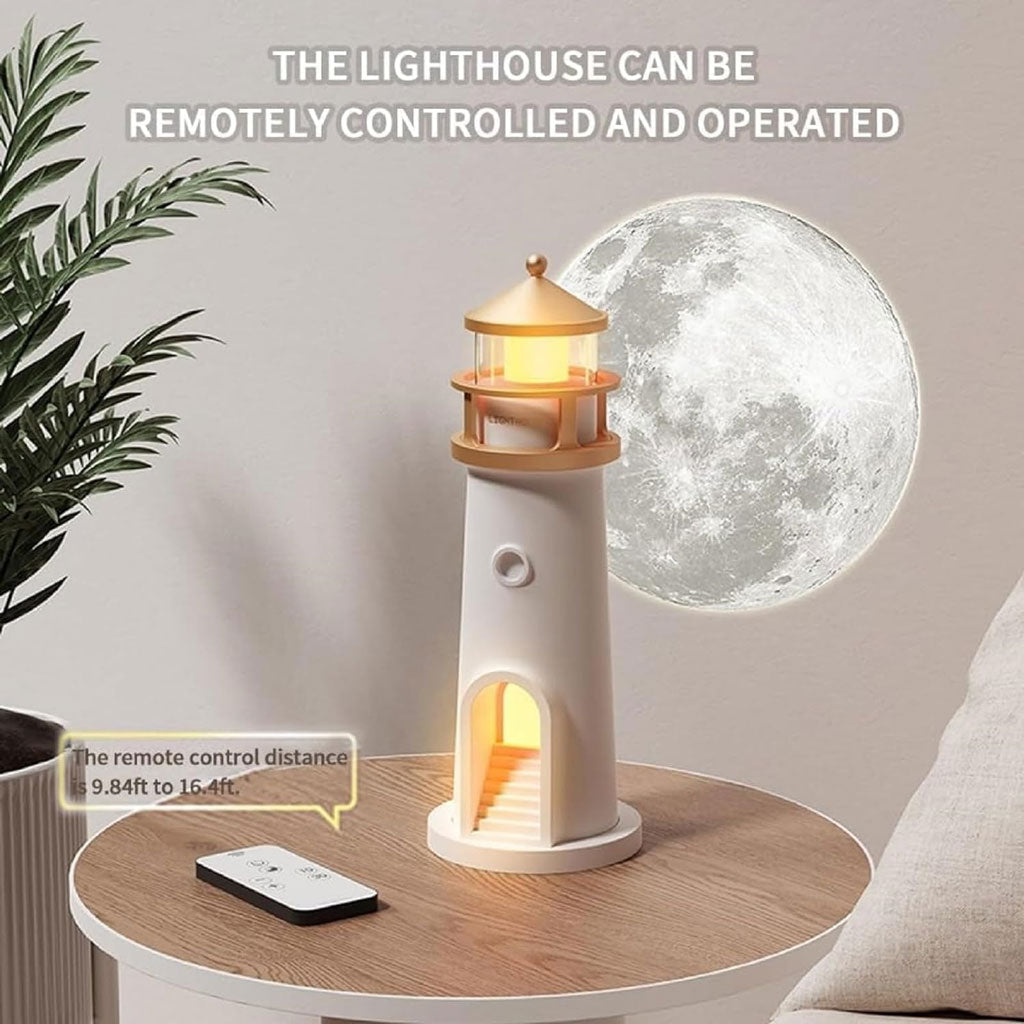 Lighthouse Lamp with Projector