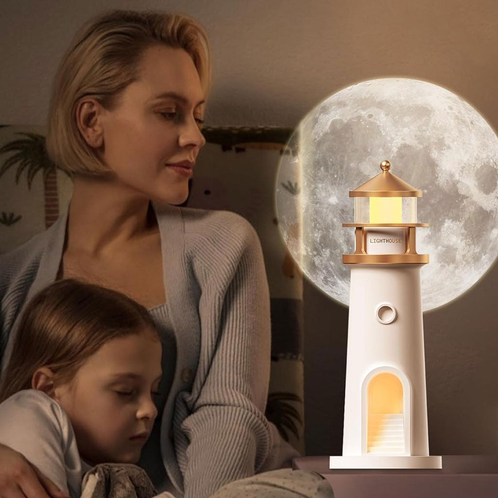 Lighthouse Lamp with Projector