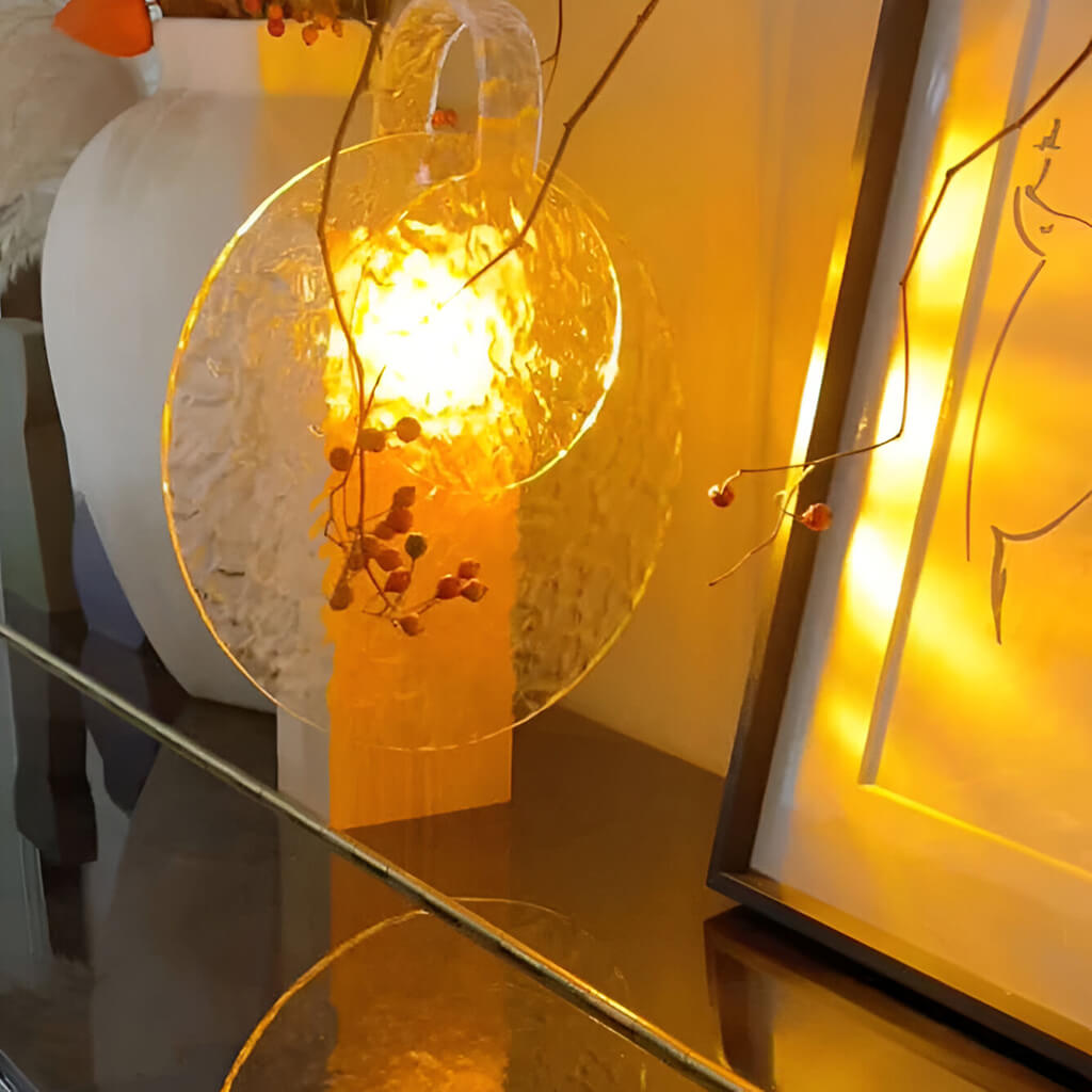 Rotating Ripple Lamp