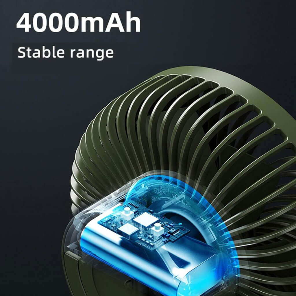 Portable Tripod Fan With Lamp