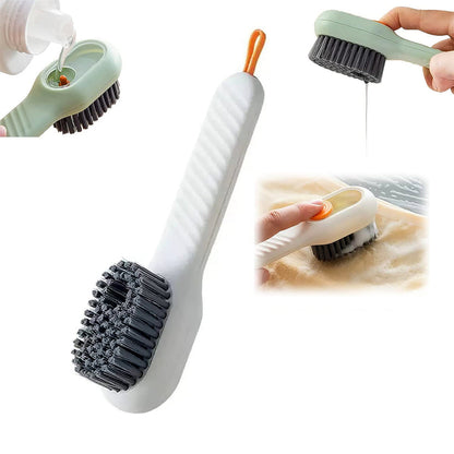 Scrubbing Brush with Built-In Soap Dispenser – Multipurpose Cleaning Brush for Shoes, Clothes and Kitchen