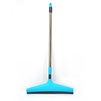 Adjustable Floor Wiper with Stainless Steel Handle – Long Rod Floor Cleaner for Bathroom and Home