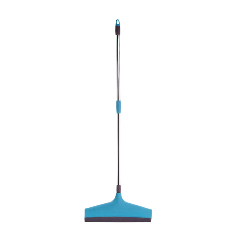 Adjustable Floor Wiper with Stainless Steel Handle – Long Rod Floor Cleaner for Bathroom and Home