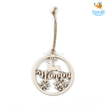 Personalized Name Wooden Christmas Ornament | COD Not Available