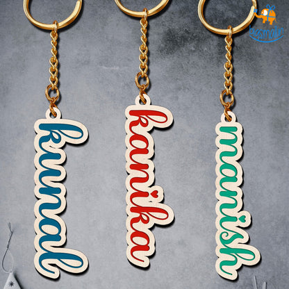 Personalized Wooden Keychain | COD Not Available