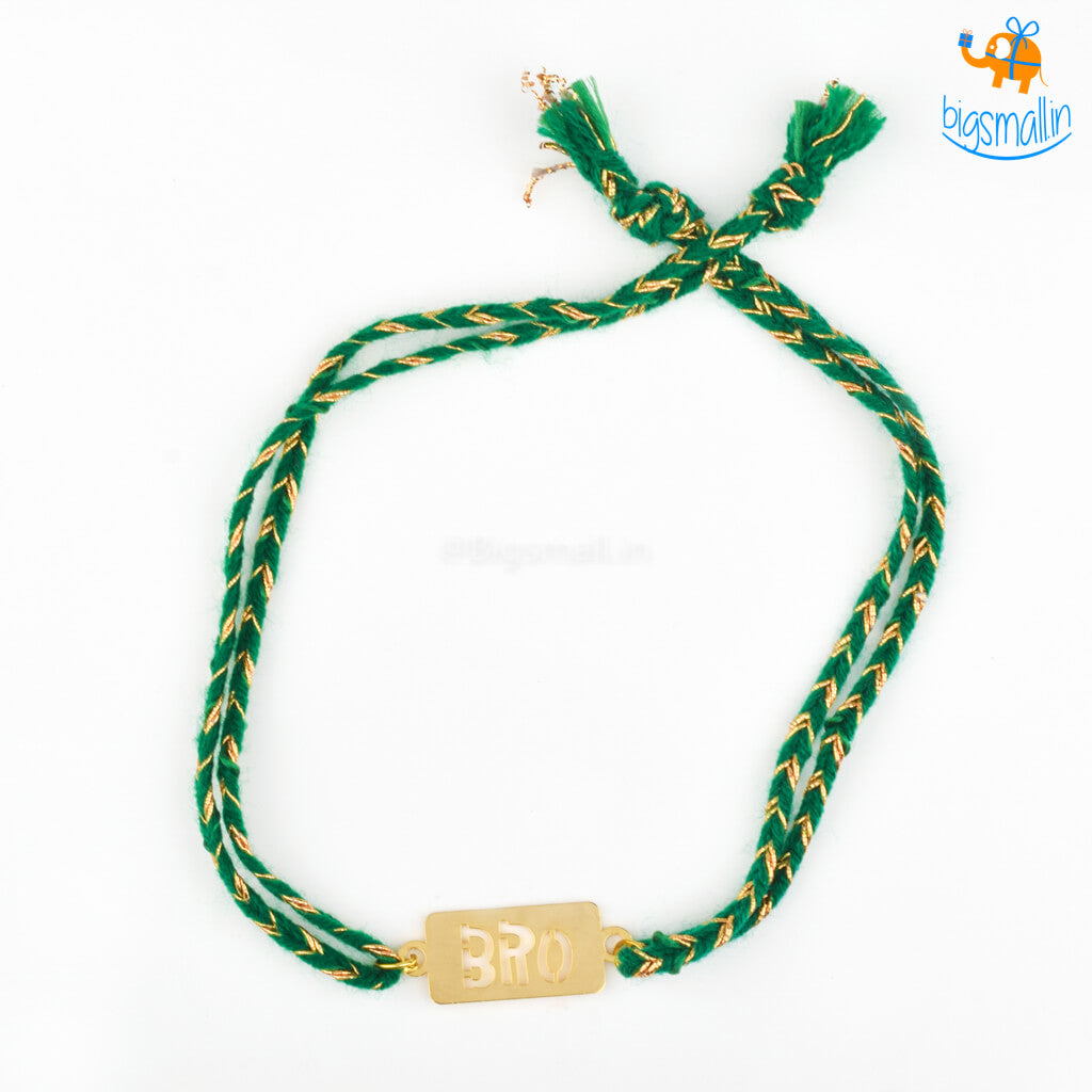 Bro Metallic Rakhi