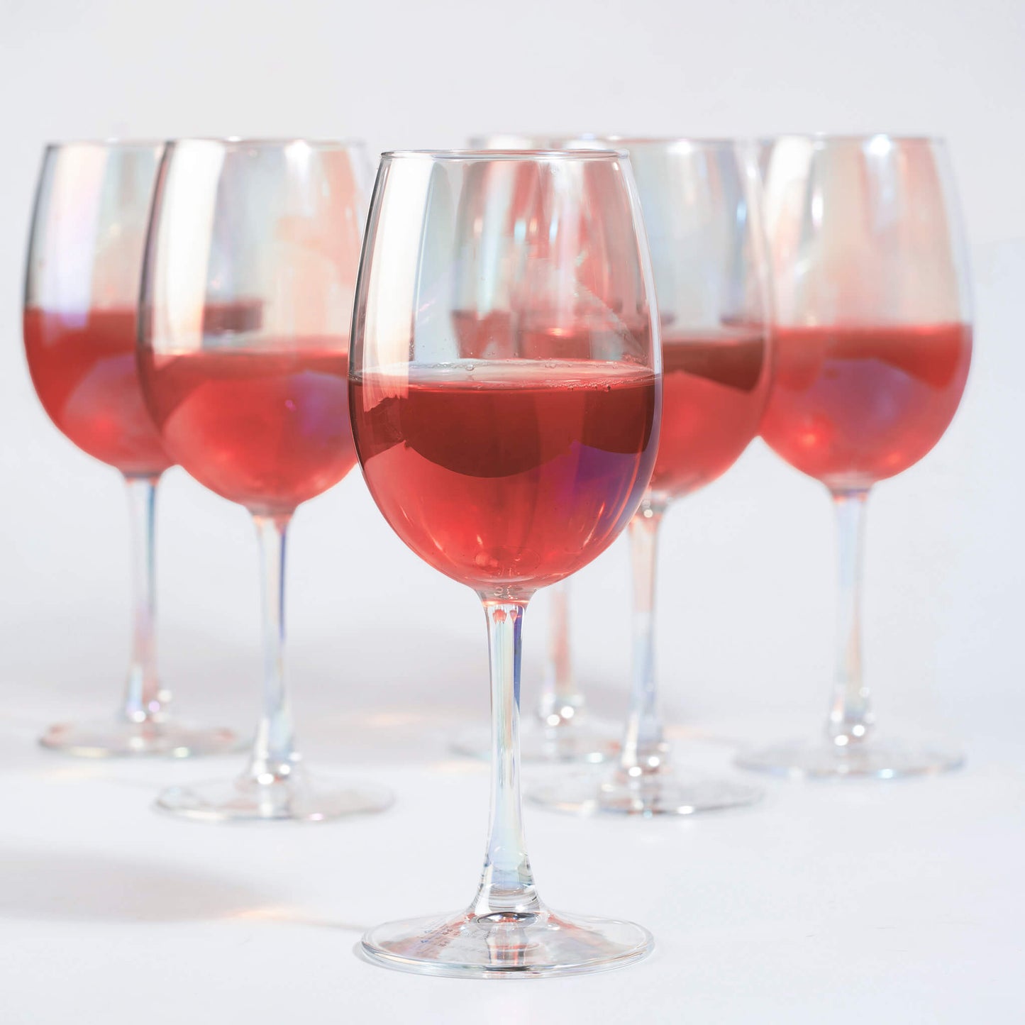 Rainbow Wine Glasses - Set of 4