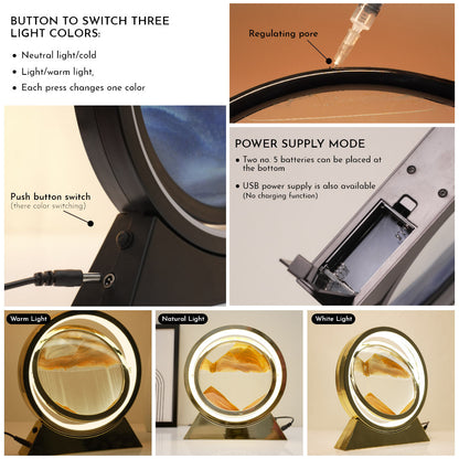 Bigsmall SandGlow Lamp