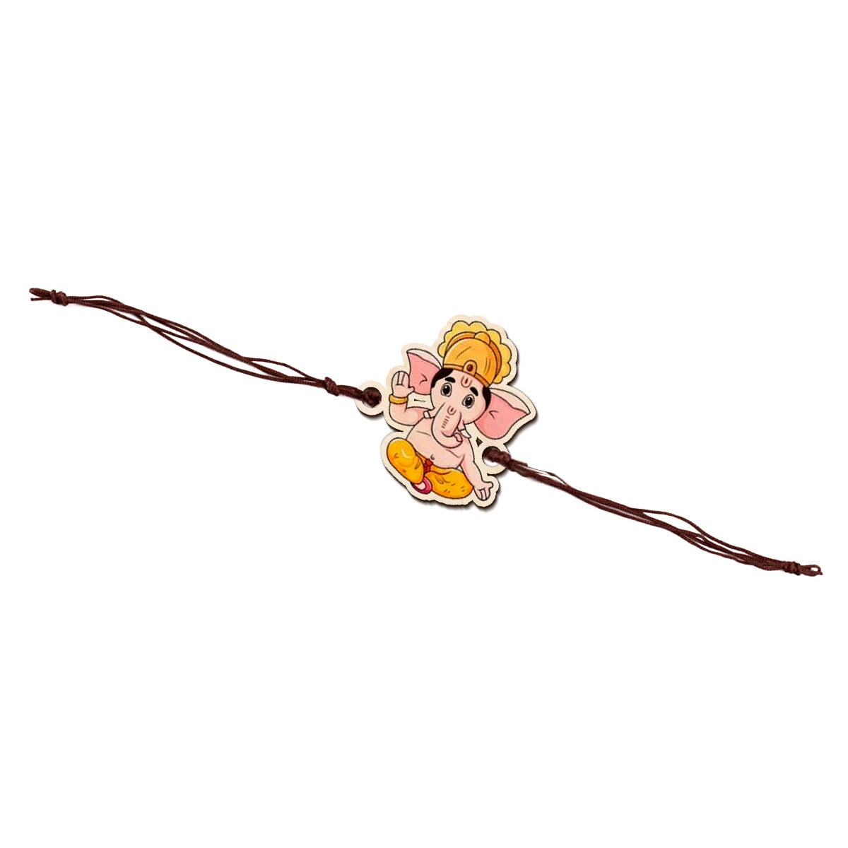 Ganesha Wooden Kids Rakhi