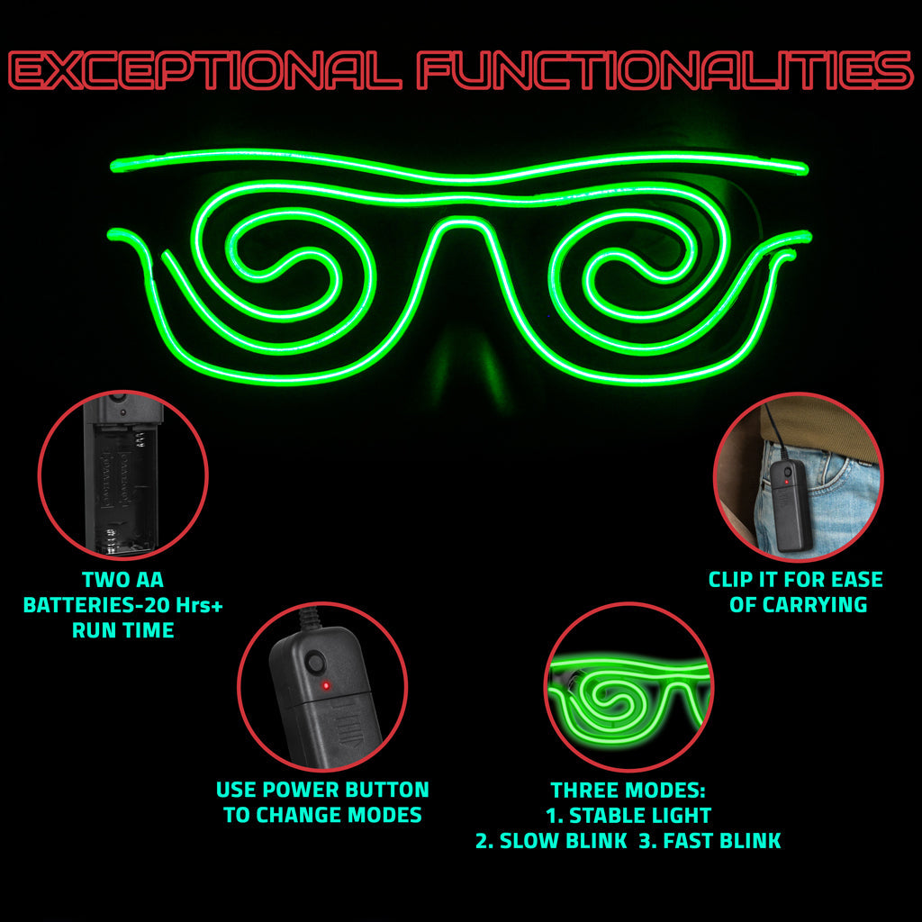 Spin Shade LED Glass