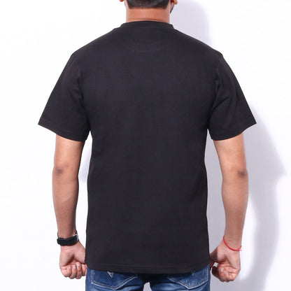 Classic Black Round Neck T-Shirt