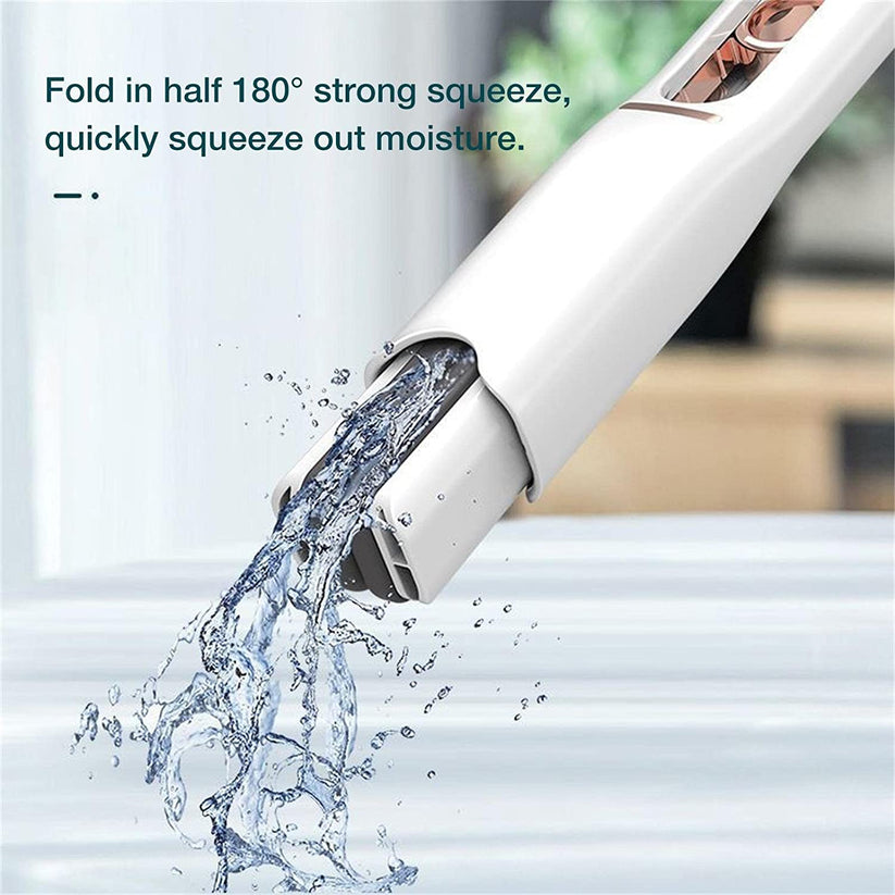 Portable Self-Squeeze Mini Mop – Hand Wash-Free Cleaning Mop with Absorbent Sponge Head