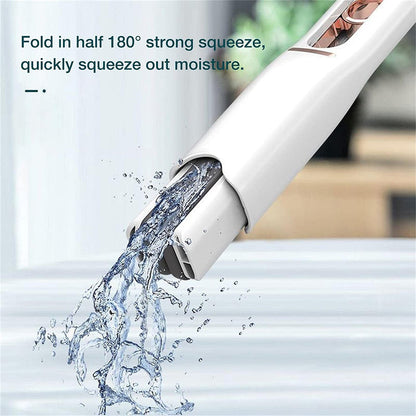 Portable Self-Squeeze Mini Mop – Hand Wash-Free Cleaning Mop with Absorbent Sponge Head