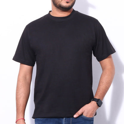 Classic Black Round Neck T-Shirt