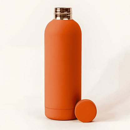 Double Walled Orange Bottle