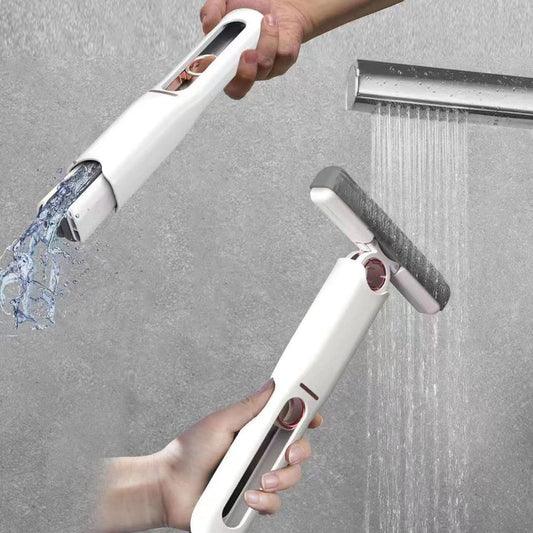 Portable Self-Squeeze Mini Mop – Hand Wash-Free Cleaning Mop with Absorbent Sponge Head