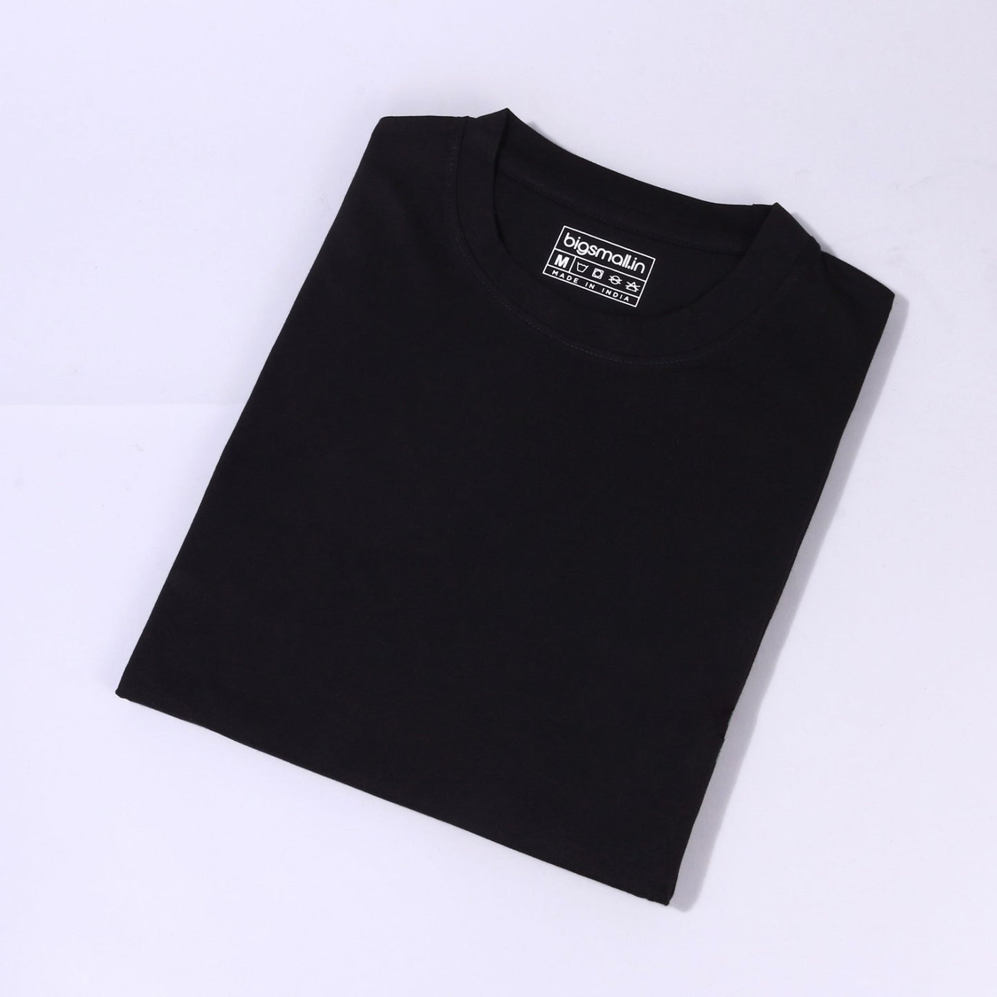 Classic Black Round Neck T-Shirt
