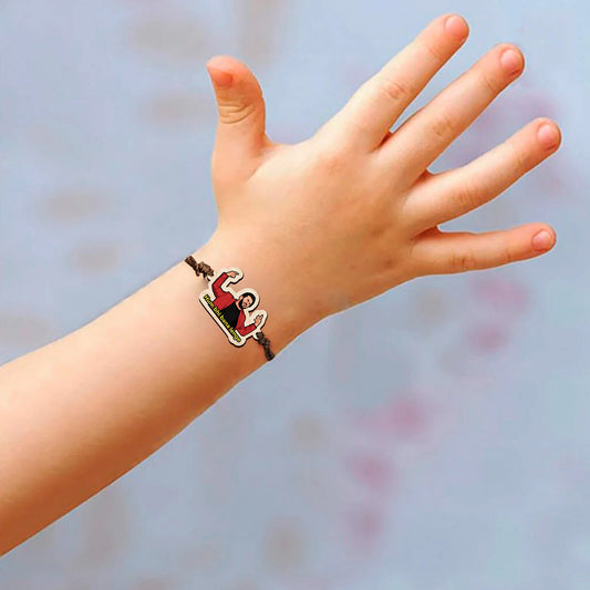 Hum Bhi Bana Lenge Wooden Rakhi