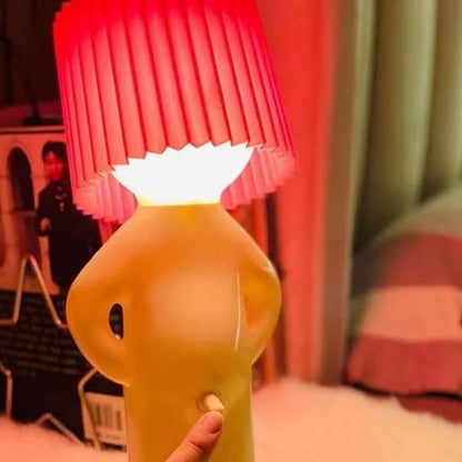 Funny Shy Boy Lamp
