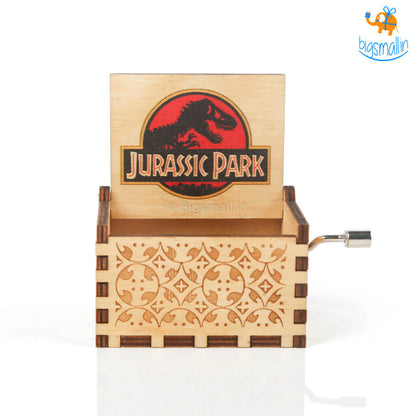Jurassic Park Wooden Music Box