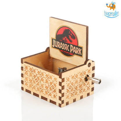Jurassic Park Wooden Music Box