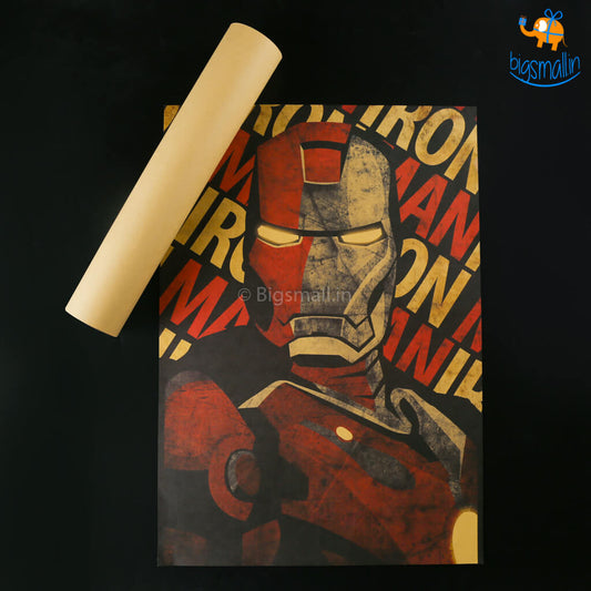 Vintage Iron Man Poster