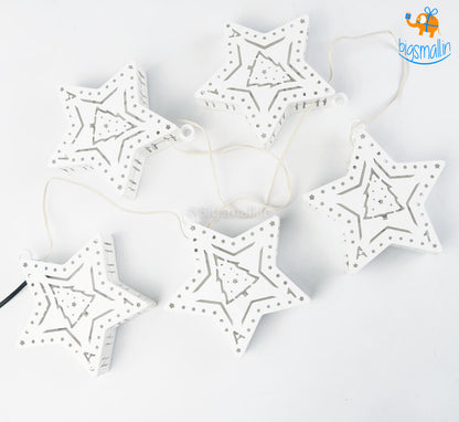 Star Tree Multicolored String Lights